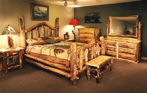 Log Bedroom Furniture Sets